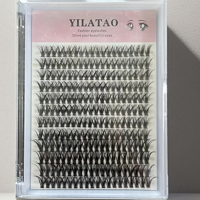 240 Clusters 30D False Eyelashes DIY Extensions D Curl Long Lashes Faux Mink