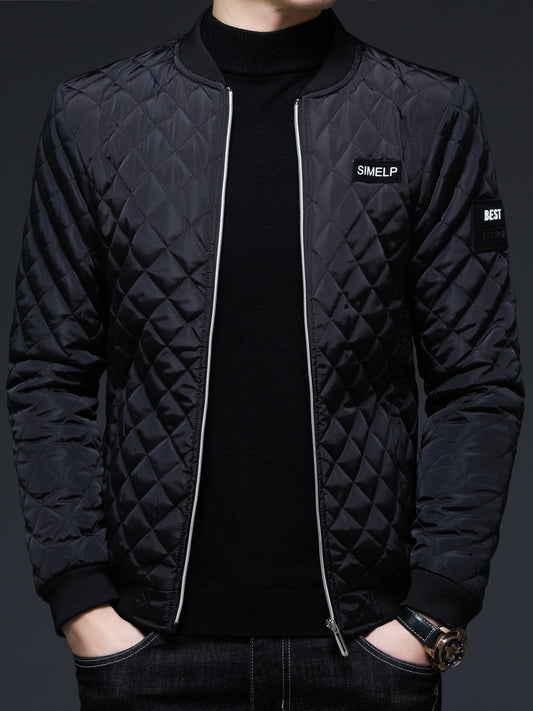 Men's Winter Thermal Jacket Baseball Collar Coat