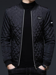 Men's Winter Thermal Jacket Baseball Collar Coat