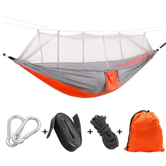 Lightweight Hammock with Mosquito Net for Outdoor Comfort