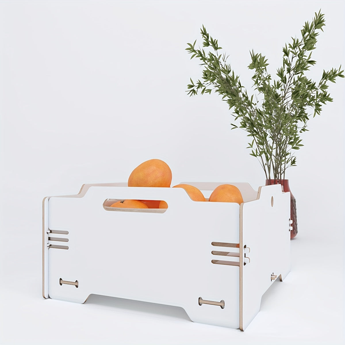 Minimalist Wooden Storage Box for Home Decor