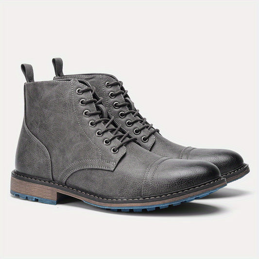 Men's High Top Boots Smart Casual Outdoor Walking Shoes