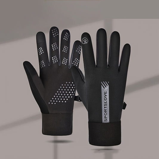 Touch Screen Cycling Gloves Anti Slip Fitness Gloves Waterproof