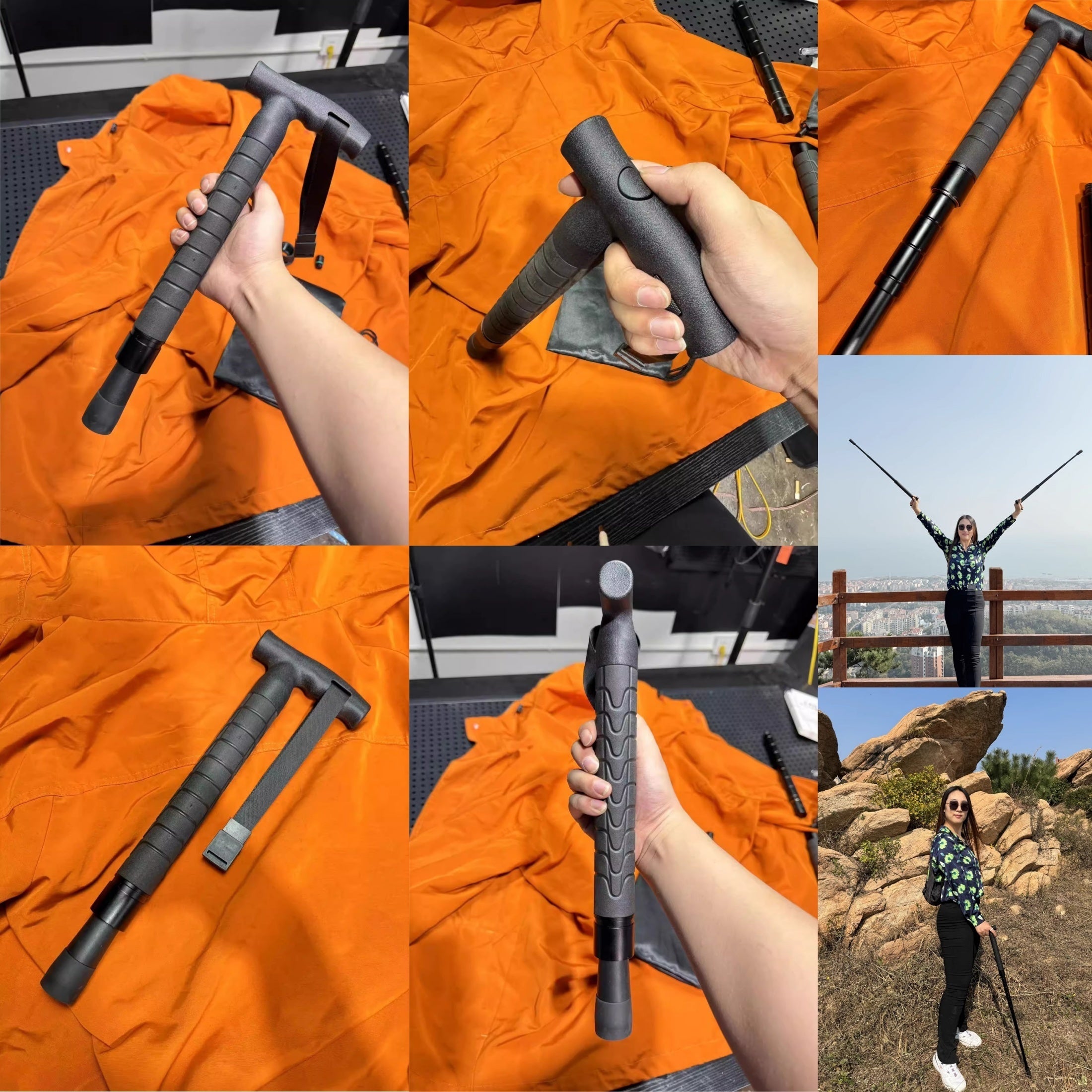 Fox Telescopic Trekking Pole Aluminum Alloy Multi-Function Outdoor