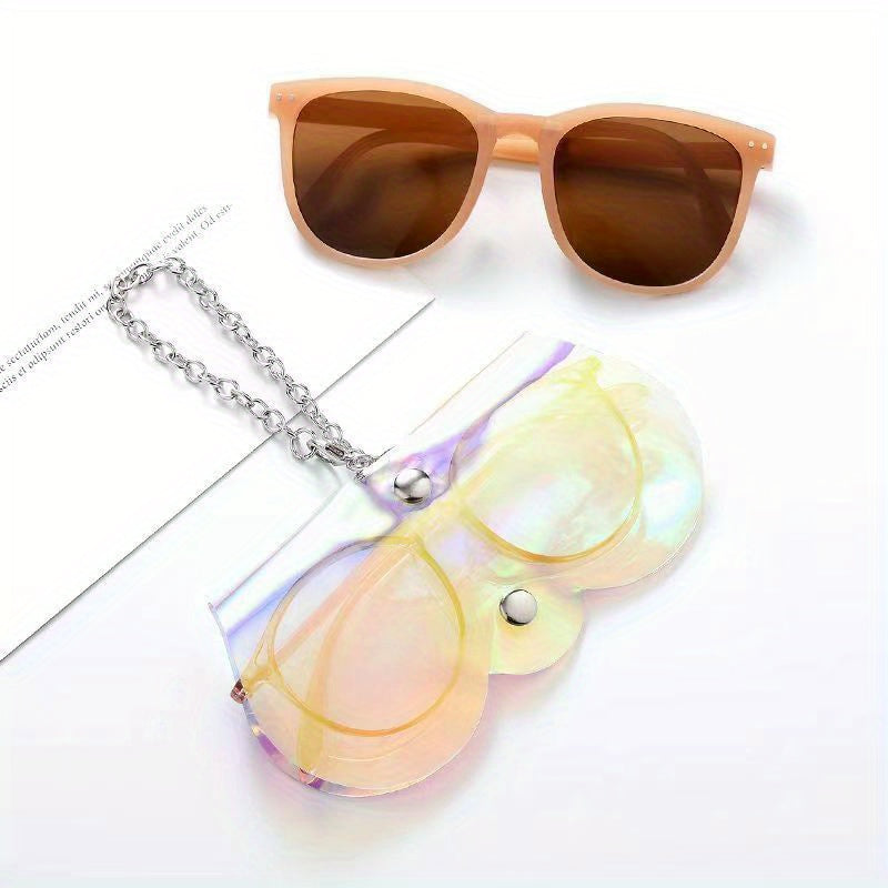Holographic Glasses Bag Sunglasses Pouch Cover Portable Accessory