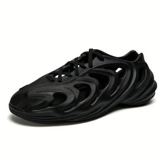 Women's Breathable Closed Toe Lace Up Clogs