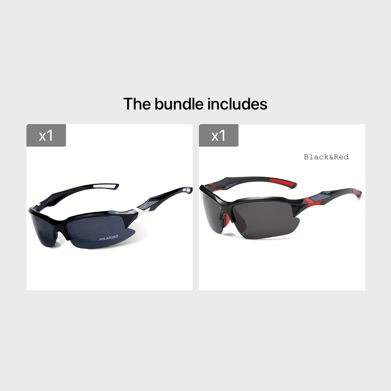 Men's Polarized UV400 Sports Glasses for Cycling Golf Running