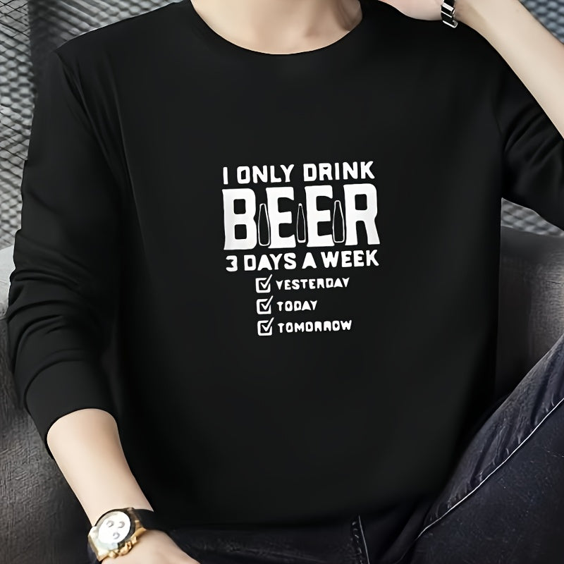 I Drink Beer 3 Days a Week Iron On Patch for DIY Craft