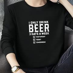 I Drink Beer 3 Days a Week Iron On Patch for DIY Craft
