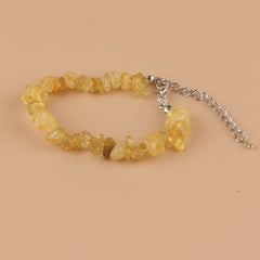 Natural Stone Bracelet Crystal Healing Chip Chain Bracelets