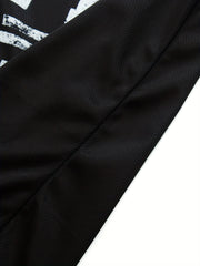 Men's Fix Stuff Letter Print Tee Top for Summer