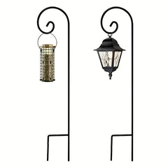 Shepherd Hook Iron Curled Hook For Hanging Bird Feeders Plant Hangers