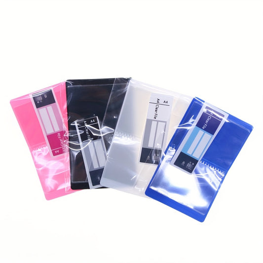 Plastic Dollhouse File Folders Assorted Colors 6 Sizes - DIY Craft Supplies
