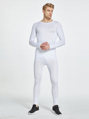 Men's Long Sleeve Compression Shirt for Workouts & Yoga