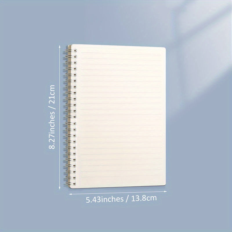 A5 B5 Spiral Notebook 8mm Ruled 80 Sheets Journals