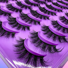 Natural Looking False Eyelashes - Pack of 20 Pairs