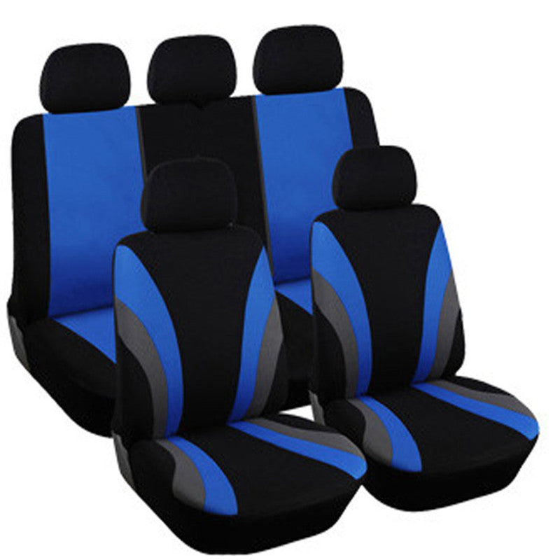 9pcs Tri Mosaic Pattern Car Seat Cover