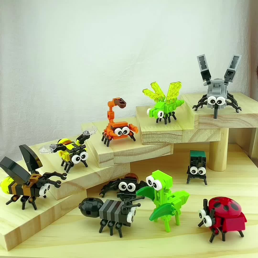 20pcs Insect Building Blocks Set for Young People