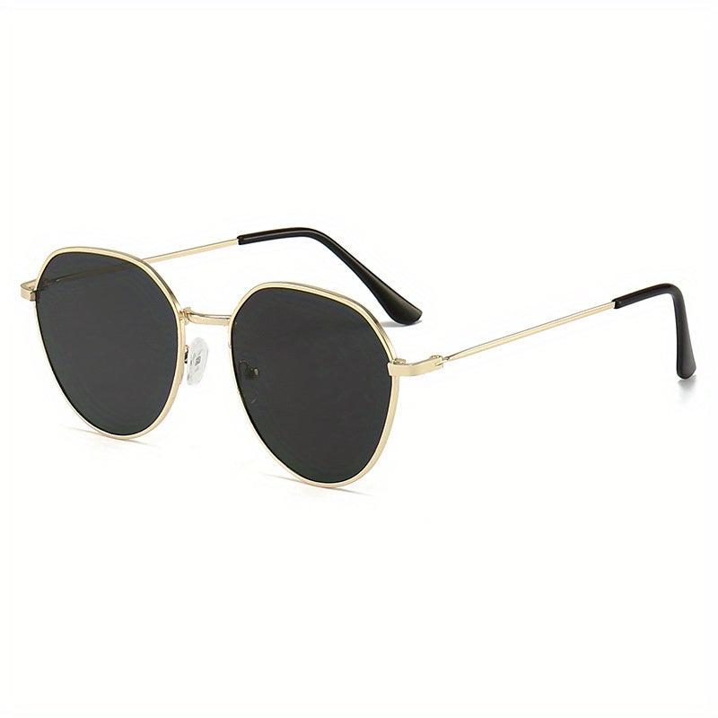 Metal Round Frame Sunglasses Cat Eye Glasses UV400