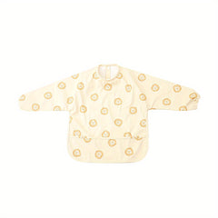 Long Sleeve Waterproof Baby Bib Easy Cleaning Anti Dirt