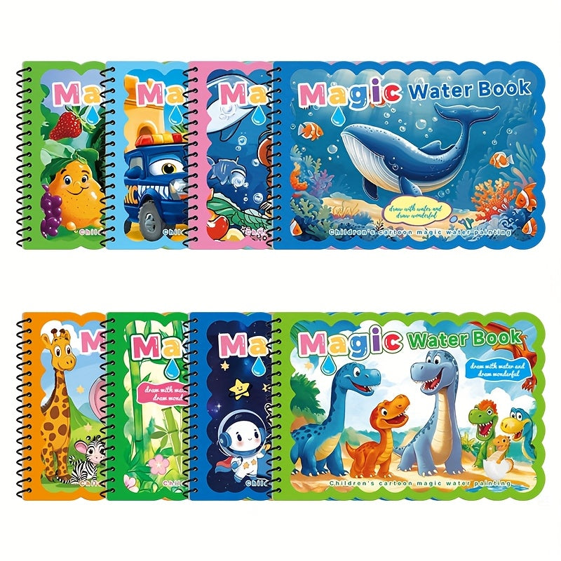 Reusable Water Coloring Books for Adults - Marine Life Designs