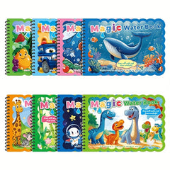 Reusable Water Coloring Books for Adults - Marine Life Designs