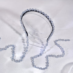 Beaded Tassel Hairband Crystal Headpiece for Weddings