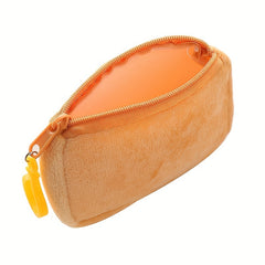 Mini Plush Zipper Storage Bag Portable Key Case