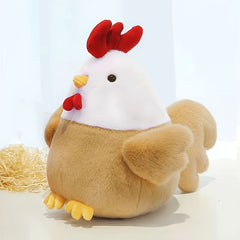 Plush Chicken Rooster Doll Soft Bedroom Pillow Gift