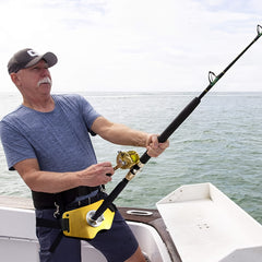 Adjustable Fishing Strap With Rod Holder Hands Fishing Belt