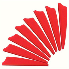 12pcs Archery Arrow Feather 6 Vanes Fletches Plastic Feathers For Arrows Fletchi