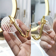 Acrylic Hook Light Punching Adhesive Hook with Back Glue