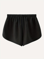  Star Print Elastic Waist Sporty Shorts