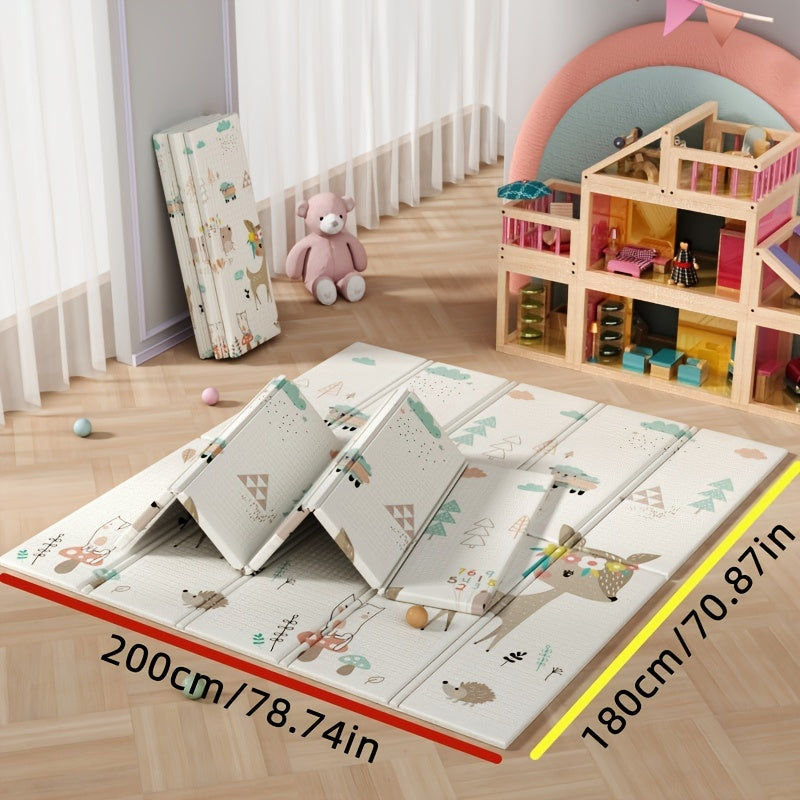 Large Waterproof Baby Play Mat with Travel Bag