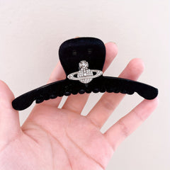 Saturn Flocking Hair Clip for Women Girls