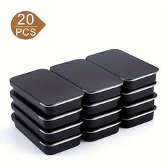 20pcs Metal Storage Case Portable Container Box for Lipstick Handicrafts