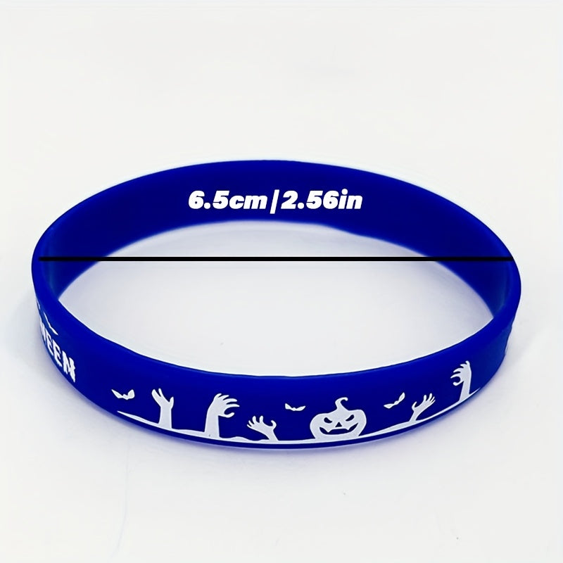 Halloween Party Silicone Bracelets 24pcs Trick Or Treat Team Rewards