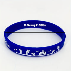 Halloween Party Silicone Bracelets 24pcs Trick Or Treat Team Rewards