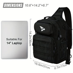 Fishing Tackle Backpack With Rod Holder Large Capacity Multi-functional Backpack
