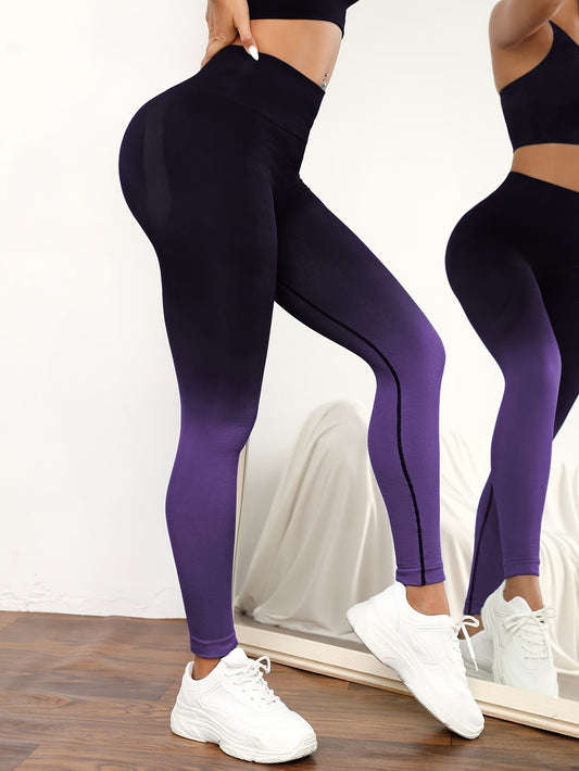 High Waist Seamless Yoga Pants Butt Lifting Running Slimming Yoga Leggings