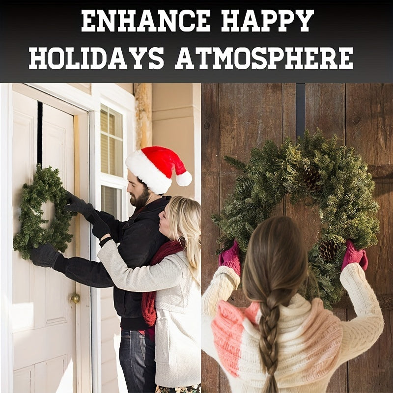 15 24 Cm Christmas Door Wreath Hook Holiday Iron Hook 1pc