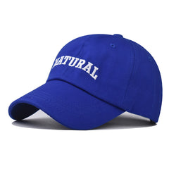 Lettered Embroidered Baseball Cap Adjustable Cotton Dad Hat Strapback Cap