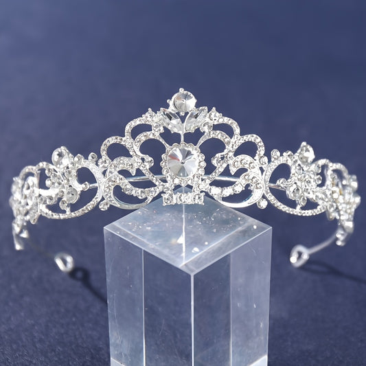 Golden Wedding Crowns And Tiaras Bride Princess Rhinestone Headband