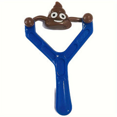 Smile Poop Slingshot Toy - Stress Relief and Party Game