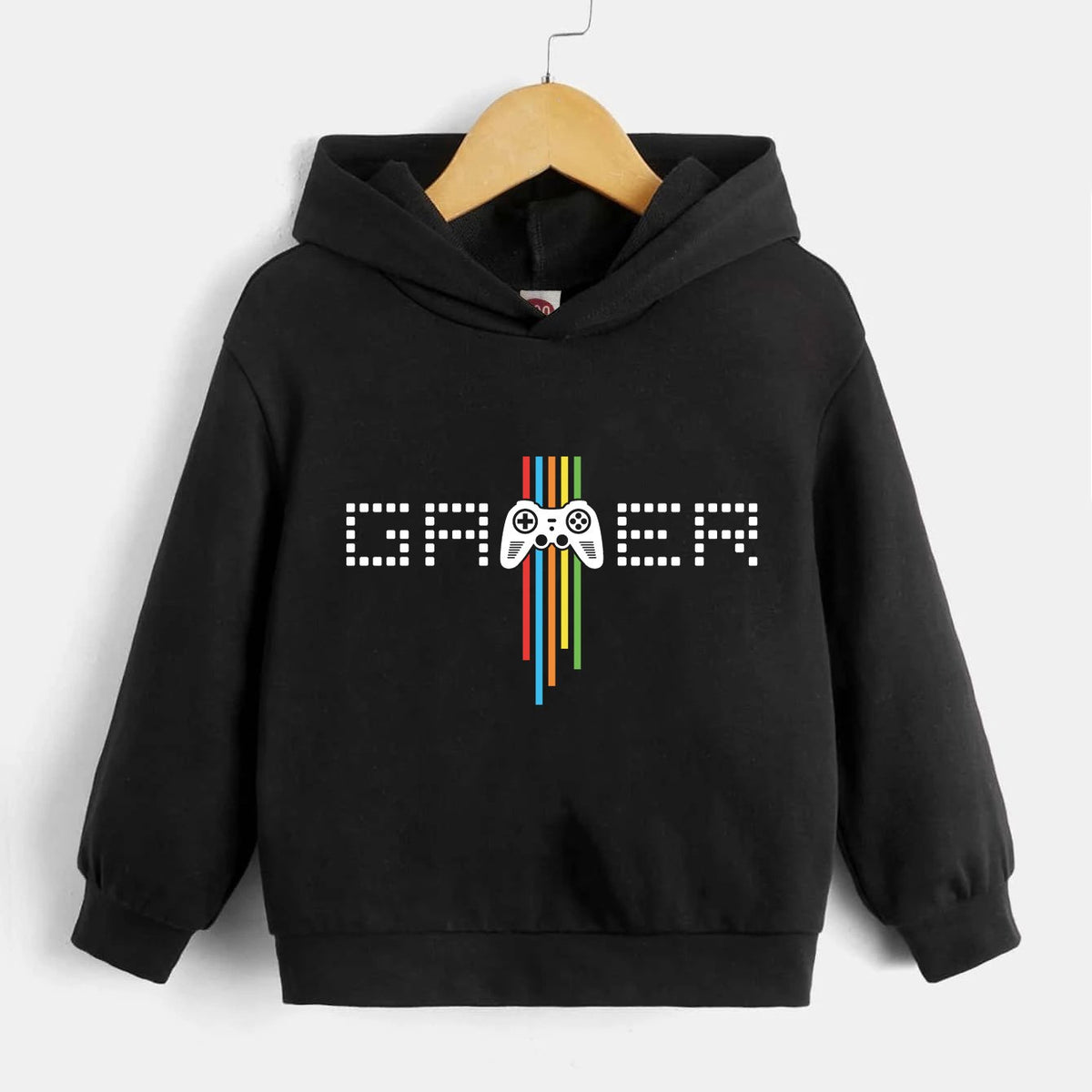 GAMER Letter Print Boys Pullover Hoodies Spring Fall Kids Sweatshirt