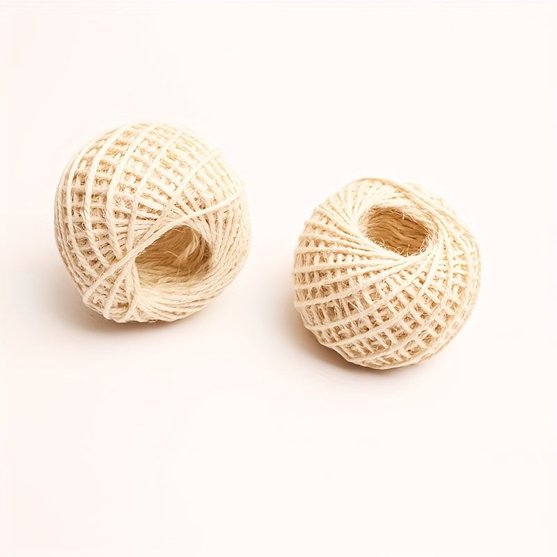 Natural Hemp Rope Bundle 2mm 0.078in 50m 164ft