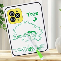 Kids' Wooden Number & Letter Puzzle 2pcs
