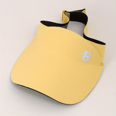 Ultra Light PU Leather Visor Hat Candy Waterproof Ponytail Sun Hat UV Protection