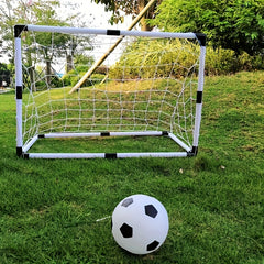 Kids' Outdoor Sports Toys Large Football Goal Set Portable Assembly