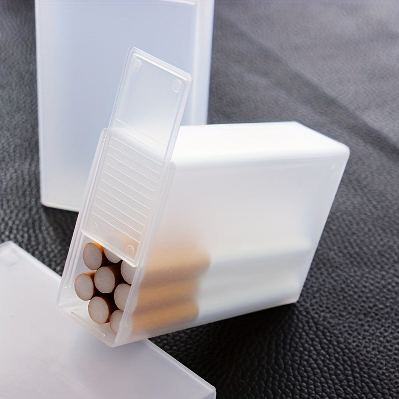 2pcs Plastic Storage Box Portable Cigarette Box For Men